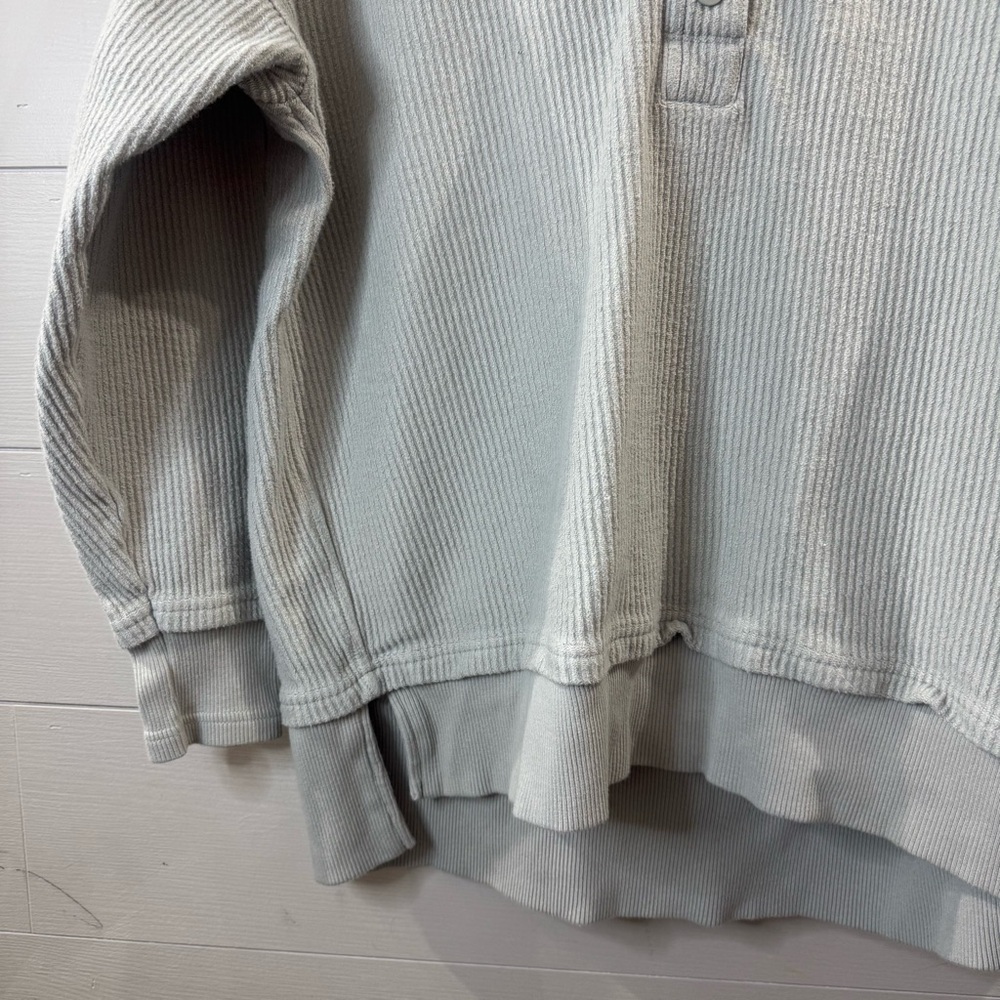 Aerie Oversized XXS Hooded Sweatshirt Ribbed Casual Comfort - Picture 7 of 9